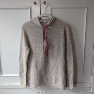 KOKUM CASHMERE SWEATER HOODIE SIZE:S